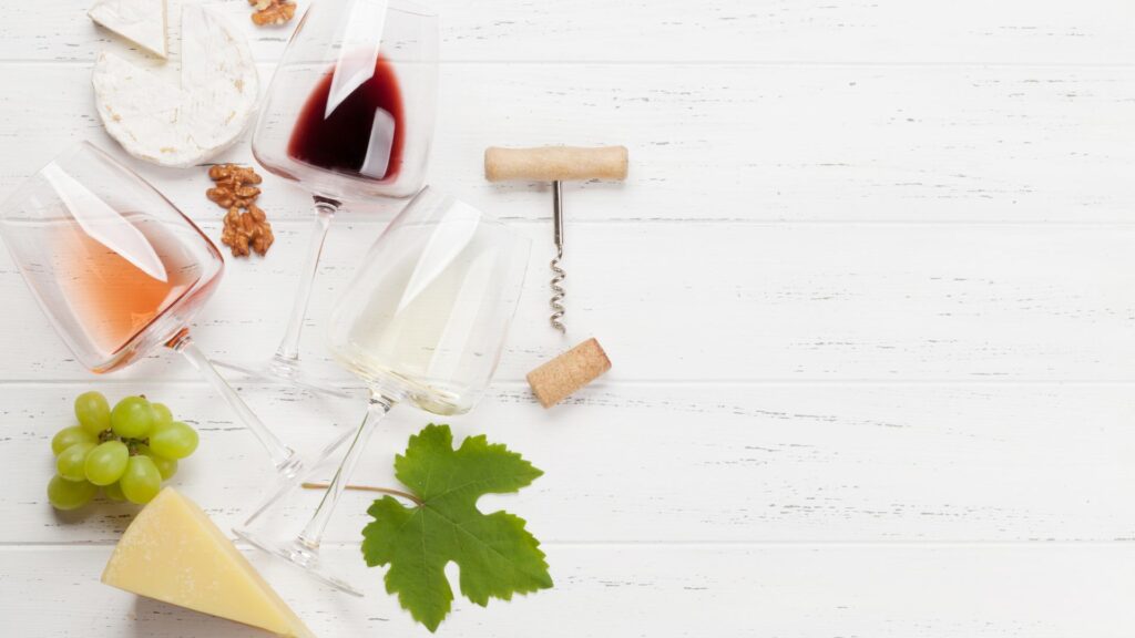 Tipi di vino con prodotti caseari